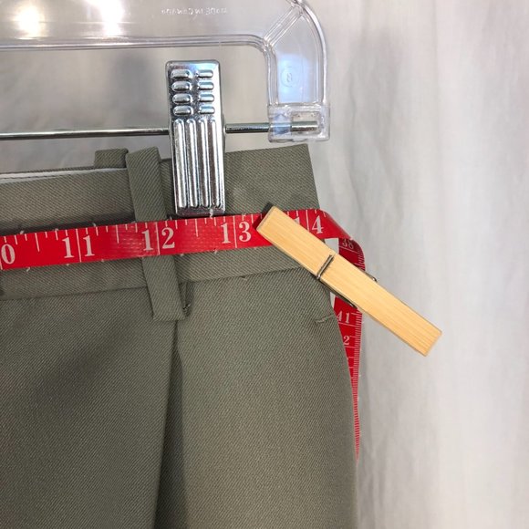 Zara size M Khaki wide leg trousers - Picture 6 of 12